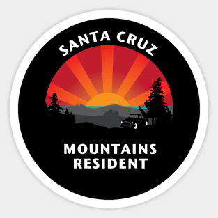 Santa Cruz Mountains Resident Sticker